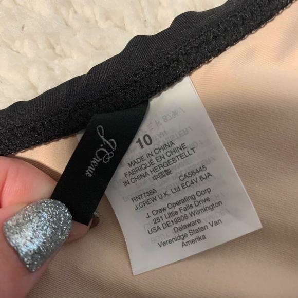 NWT J. Crew One Shoulder Swimsuit - Picture 3 of 3